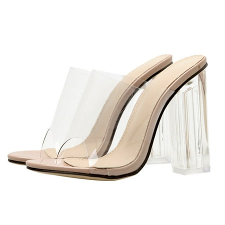 High Heels Block Open Transparent Heel Toe Sandals Sexy Sandal Heeled Clear Shoes Slippers Peep Party Translucent Mule
High Heels Block Open Transparent Heel Toe Sandals Sexy Sandal Heeled Clear Shoes Slippers Peep Party Translucent Mule