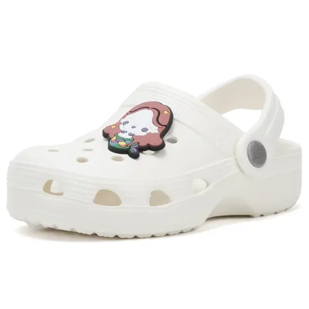 POKUJToddler Kids Boys Girls EVA Garden Clogs With Shoes Charms Breathable Sandals And Slippers