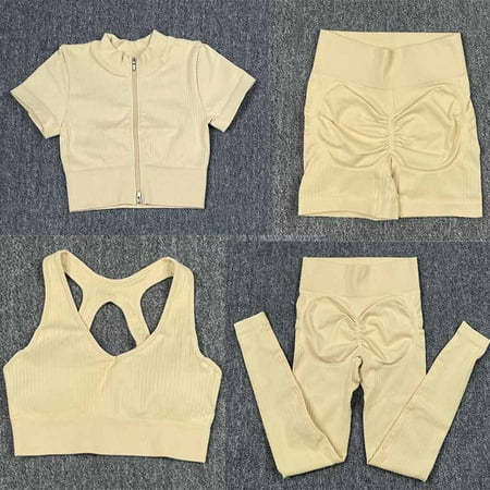 Women Yoga Set Gym Clothing Sportswear Fitness Long Sleeve Crop Top Bra Seamless Leggings Solid Workout Tracksuits Sports Suit
Women Yoga Set Gym Clothing Sportswear Fitness Long Sleeve Crop Top Bra Seamless Leggings Solid Workout Tracksuits Sports Suit