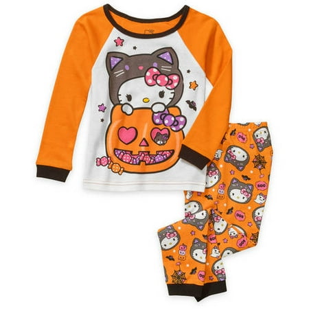 Hello Kitty Toddler Girl Licensed Cotton Pajama Sleepwear Set