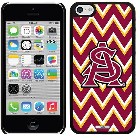 Arizona State Sketchy Chevron Design on iPhone 5c Thinshield Snap-On Case by Coveroo