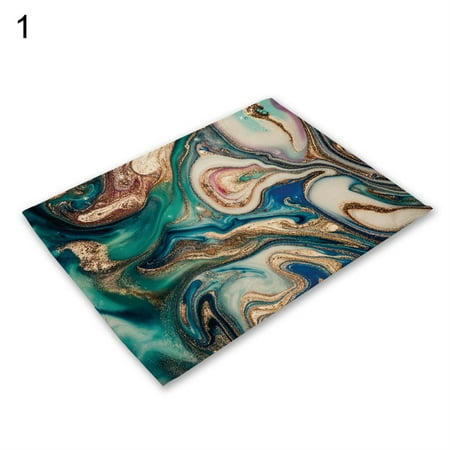 Wanwan Heat Resistance Placemat Decorative Linen Add Ambient Marble Pattern Table Mat Household Supplies
Wanwan Heat Resistance Placemat Decorative Linen Add Ambient Marble Pattern Table Mat Household Supplies