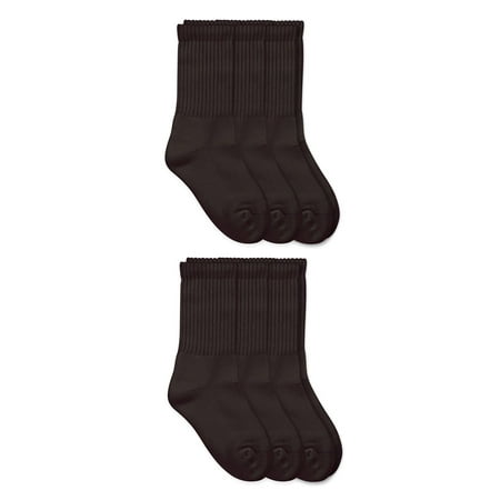 Jefferies Socks Big Boys Seamless Sport Crew Half Cushion Socks 6 Pair Pack Black Medium
Jefferies Socks Big Boys Seamless Sport Crew Half Cushion Socks 6 Pair Pack Black Medium