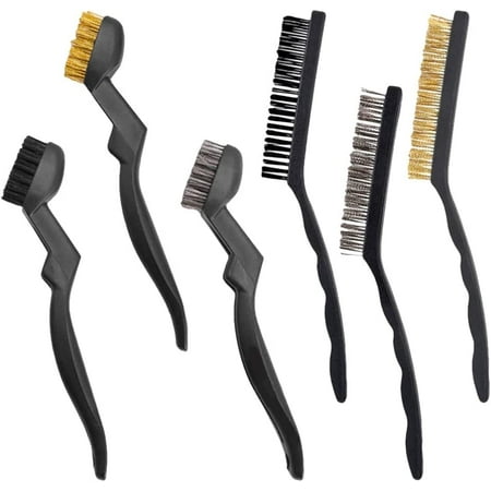 Brush Cleaner Tool Cleaning Tool 6pcs Wire Scratch Brushes Set Rust Removal Cleaning Brushes Wire Toothbrush Tool for Automotive Welding Slag and Rust Wire Hair Brush Brass Wire Brush
Brush Cleaner Tool Cleaning Tool 6pcs Wire Scratch Brushes Set Rust Removal Cleaning Brushes Wire Toothbrush Tool for Automotive Welding Slag and Rust Wire Hair Brush Brass Wire Brush