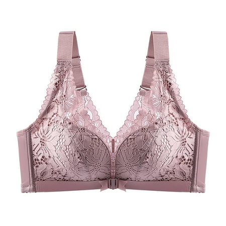 CLZOUD Bra for Plus Size Women Purple Women s Lace Thin Front Button Underwear Gathering Side Closed Rim Beauty Back Bra Top Bra K
CLZOUD Bra for Plus Size Women Purple Women s Lace Thin Front Button Underwear Gathering Side Closed Rim Beauty Back Bra Top Bra K