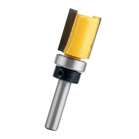 1/4 2 Flutes Woodworking Straight Bit Cabide 25mm
