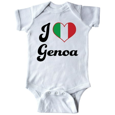 Inktastic Genoa Italy Vacation Gift Baby Boy or Baby Girl Bodysuit