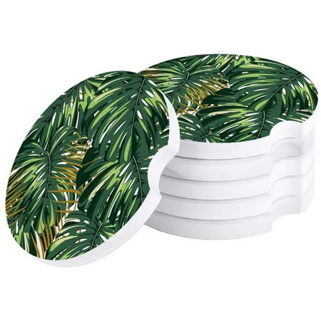 ZHANZZK Tropical Plant Monstera Pattern Set of 4 Car Coaster for Drinks Absorbent Ceramic Stone Coasters Cup Mat with Cork Base for Home Kitchen Room Coffee Table Bar Decor
ZHANZZK Tropical Plant Monstera Pattern Set of 4 Car Coaster for Drinks Absorbent Ceramic Stone Coasters Cup Mat with Cork Base for Home Kitchen Room Coffee Table Bar Decor