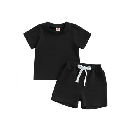 Bagilaanoe 2pcs Toddler Baby Boy Short Pants Set Short Sleeve T Shirt Tops + Shorts 6M 12M 18M 24M 3T Kids Casual Summer Outfits
Bagilaanoe 2pcs Toddler Baby Boy Short Pants Set Short Sleeve T Shirt Tops + Shorts 6M 12M 18M 24M 3T Kids Casual Summer Outfits