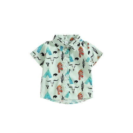 Jamlynbo Toddler Western Shirt Baby Boy Button Down Short Sleeve Cow Print T-Shirt Tops Cowboy Casual Tee Summer Clothes
Jamlynbo Toddler Western Shirt Baby Boy Button Down Short Sleeve Cow Print T-Shirt Tops Cowboy Casual Tee Summer Clothes