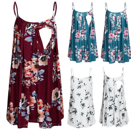 Tejiojio Maternity/Labor/Nursing Clothing Clearance Women Pregnant Nusring Maternity Sleeveless Straps Ruffles Print Floral Tops
Tejiojio Maternity/Labor/Nursing Clothing Clearance Women Pregnant Nusring Maternity Sleeveless Straps Ruffles Print Floral Tops