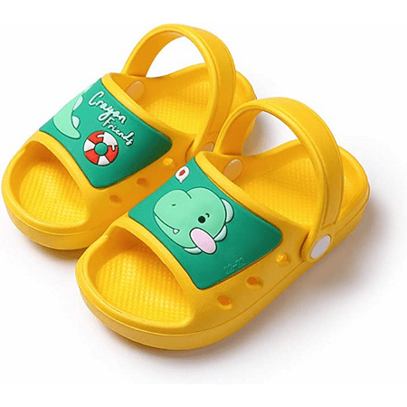 Wish Baby Boy Dinosaur Sandals Girls Sandals Children Summer Beach Slippers Toddlers Non-Slip Bathroom Shoes S529