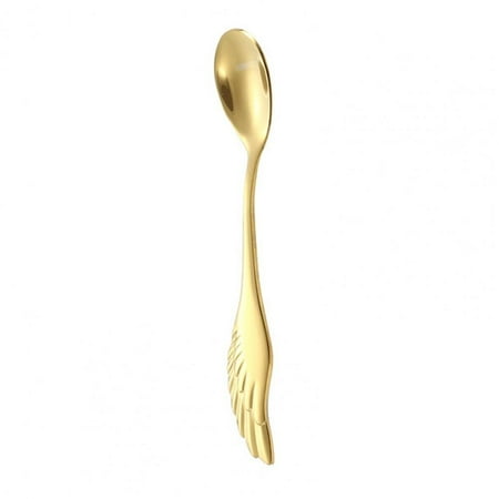 Fruit Fork Mirror Polish Long Handle Stainless Steel Creative Wing Coffee Spoon Dessert Fork Kitchen Gadget
Fruit Fork Mirror Polish Long Handle Stainless Steel Creative Wing Coffee Spoon Dessert Fork Kitchen Gadget