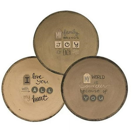 *Joy Each Day Dimensional Plate 3 Assortment