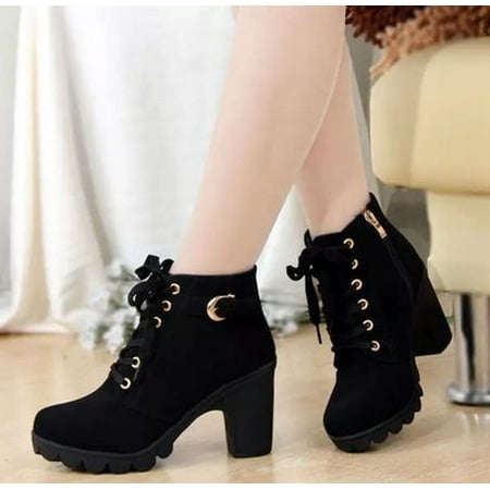 Autumn Winter Woman Boots Women Shoes Ladies Thick Heeled Ankle Boots Women High Heel Platform Rubber Shoes Snow Boots
Autumn Winter Woman Boots Women Shoes Ladies Thick Heeled Ankle Boots Women High Heel Platform Rubber Shoes Snow Boots