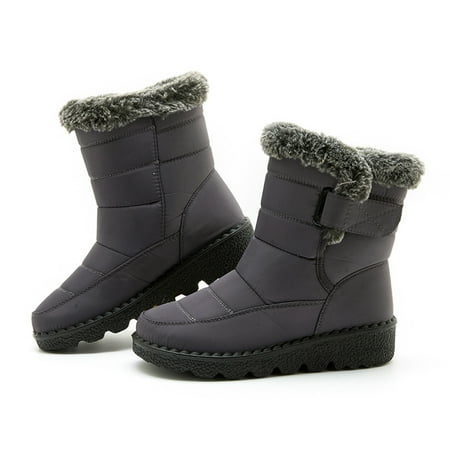 Solid Color Round Toe Winter Calf Boots Thermal Plush Inner Thick Sole Snow Boots Women‘s Footwear
Solid Color Round Toe Winter Calf Boots Thermal Plush Inner Thick Sole Snow Boots Women‘s Footwear