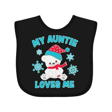 Inktastic Polar Bear My Auntie Loves Me in Santa Hat with Snowflakes Gift Baby Boy or Baby Girl Bib
Inktastic Polar Bear My Auntie Loves Me in Santa Hat with Snowflakes Gift Baby Boy or Baby Girl Bib