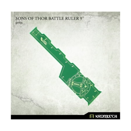 Sons of Thor Battle Ruler 9 Inch - Green New