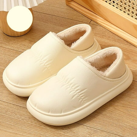 CoCopeaunt Indoors Winter Women Men Waterproof EVA Warm Fur Slippers Warm Non-Slip Cotton Shoes Outdoor Home Thick Flat Ladies Shoes
CoCopeaunt Indoors Winter Women Men Waterproof EVA Warm Fur Slippers Warm Non-Slip Cotton Shoes Outdoor Home Thick Flat Ladies Shoes