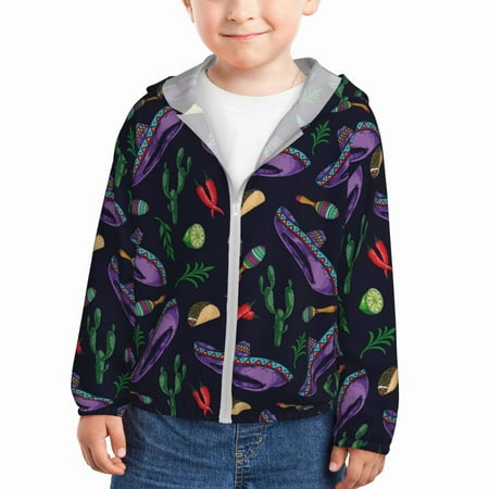 Vsdgher Colorful Vintage Cactuses Kids Sun Protection Hoodie with Zip Rash Guard Tops Children s Long Sleeve Sun Protection Clothing -
Vsdgher Colorful Vintage Cactuses Kids Sun Protection Hoodie with Zip Rash Guard Tops Children s Long Sleeve Sun Protection Clothing -