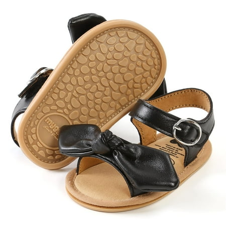 WILLFUN Baby Girls Summer Sandals Infant Bowknot Non-Slip Soft Rubber Sole Princess Outdoor Shoes for Toddler First Walkers(6-12 Months Infant Black)
WILLFUN Baby Girls Summer Sandals Infant Bowknot Non-Slip Soft Rubber Sole Princess Outdoor Shoes for Toddler First Walkers(6-12 Months Infant Black)