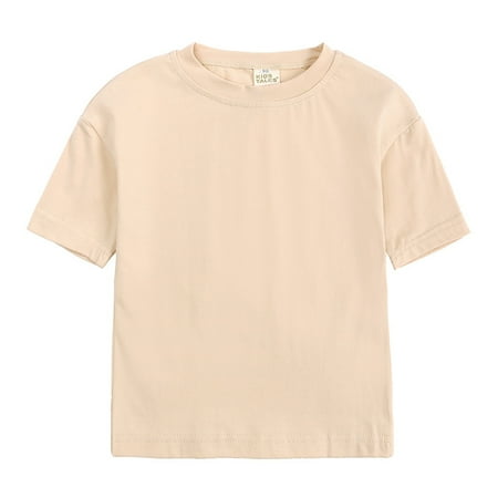 Toddler Boys Girls Half Sleeve Cotton T-Shirt Top 100% Cotton Base Everything Short Sleeved Clothes 1-6Y
Toddler Boys Girls Half Sleeve Cotton T-Shirt Top 100% Cotton Base Everything Short Sleeved Clothes 1-6Y