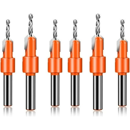 6Pcs Countersink Drill Bit Wood Hole Drill Bit With Adjustable Hex Key Wrench For Metal Wood Alloy (2.8 / 3 / 3.2 / 3.5 / 4 / 4.2 x 10mm)
6Pcs Countersink Drill Bit Wood Hole Drill Bit With Adjustable Hex Key Wrench For Metal Wood Alloy (2.8 / 3 / 3.2 / 3.5 / 4 / 4.2 x 10mm)