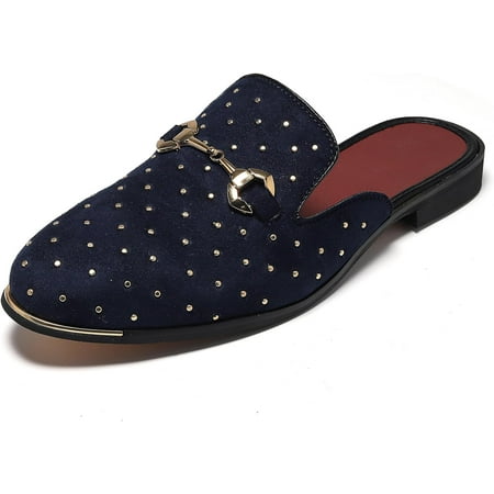 Mens Slippers with Arch Support Embroidered Leather Sandals For Men Slip On House Shoes With Indoor Outdoor Anti-Skid Rubber Sole Size 7-13
Mens Slippers with Arch Support Embroidered Leather Sandals For Men Slip On House Shoes With Indoor Outdoor Anti-Skid Rubber Sole Size 7-13