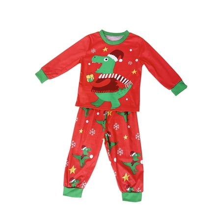 Eyicmarn Parent-Child Christmas Nightclothes Long Sleeve Christmas Dinosaur Print Tops Trousers Suit / Romper / Pet Wear
Eyicmarn Parent-Child Christmas Nightclothes Long Sleeve Christmas Dinosaur Print Tops Trousers Suit / Romper / Pet Wear