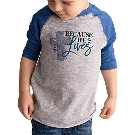7 ate 9 Apparel Kid s Happy Easter Shirts - Because He Lives Cross Blue Shirt 5T
7 ate 9 Apparel Kid s Happy Easter Shirts - Because He Lives Cross Blue Shirt 5T