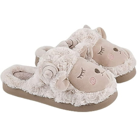 PIKADINGNIS Fuzzy Sheep Slippers for Women Warm Plush Slides Fluffy Cozy House Shoes 2022 Winter
PIKADINGNIS Fuzzy Sheep Slippers for Women Warm Plush Slides Fluffy Cozy House Shoes 2022 Winter