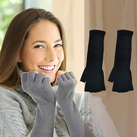 DESTYER 1 Pair Fingerless Gloves Solid Color Knitted Comfortable Hand Cover Half-finger Covers Long Glove
DESTYER 1 Pair Fingerless Gloves Solid Color Knitted Comfortable Hand Cover Half-finger Covers Long Glove