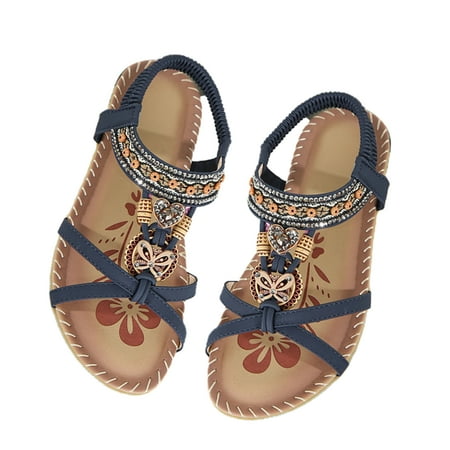 lizyue Flower Print Hollow Out Women Sandals Flat Heel Bohemian Rhinestone Beads Anti Skid Sandals Walking Shoes
lizyue Flower Print Hollow Out Women Sandals Flat Heel Bohemian Rhinestone Beads Anti Skid Sandals Walking Shoes