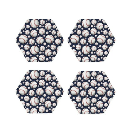 Drink Coasters Set of 4 cute baseball D Leather Coasters for Coffee Table Protector Heat Resistant Cute Coasters for Home Decor Housewarming Gifts Bar Kitchen 4 Inch Hexagon
Drink Coasters Set of 4 cute baseball D Leather Coasters for Coffee Table Protector Heat Resistant Cute Coasters for Home Decor Housewarming Gifts Bar Kitchen 4 Inch Hexagon
