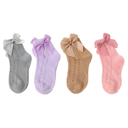 Baby Girls socks Toddler Bow Mesh Breathable Dress Socks Kids Uniform Socks solid color 4 pairs
Baby Girls socks Toddler Bow Mesh Breathable Dress Socks Kids Uniform Socks solid color 4 pairs