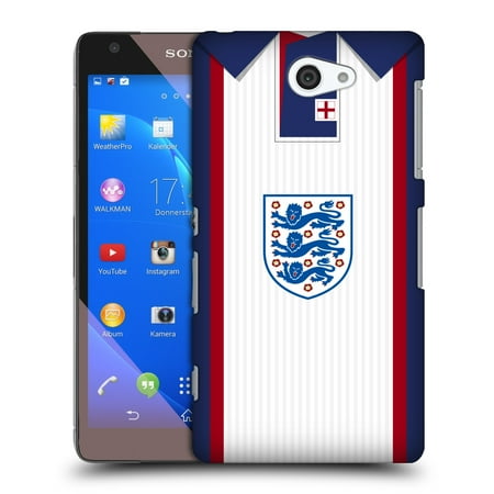 OFFICIAL ENGLAND FOOTBALL TEAM 2018 RETRO CREST HARD BACK CASE FOR SONY PHONES 4