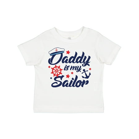 Inktastic My Daddy is My Sailor Gift Toddler Boy or Toddler Girl T-Shirt