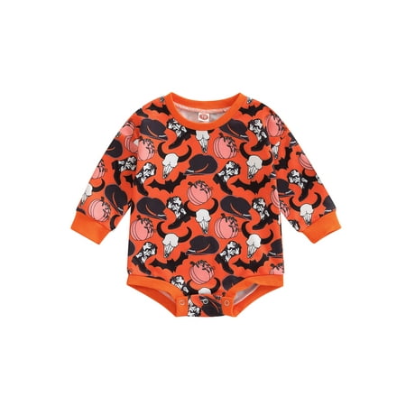 xingqing Newborn Baby Girls Boys Halloween Romper Pumpkin Long Sleeve Crewneck Sweatshirts Oversized Jumpsuit Fall Winter Clothes Brown 6-12 Months
xingqing Newborn Baby Girls Boys Halloween Romper Pumpkin Long Sleeve Crewneck Sweatshirts Oversized Jumpsuit Fall Winter Clothes Brown 6-12 Months