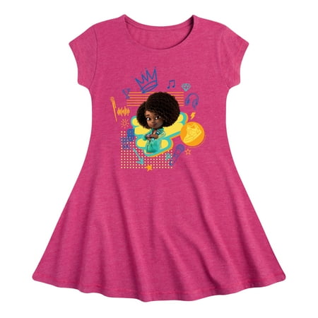 Karma s World - Crown - Toddler And Youth Girls Fit And Flare Dress