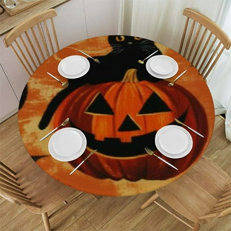 Tllo0ord Halloween Pattern Elastic Fitted Edged Round Tablecloth Fade Resistant Anti-Shrink Table Cloth Washable Table Cover for Indoor or Outdoor and Anywhere You Wanna use it 46 -50
Tllo0ord Halloween Pattern Elastic Fitted Edged Round Tablecloth Fade Resistant Anti-Shrink Table Cloth Washable Table Cover for Indoor or Outdoor and Anywhere You Wanna use it 46 -50