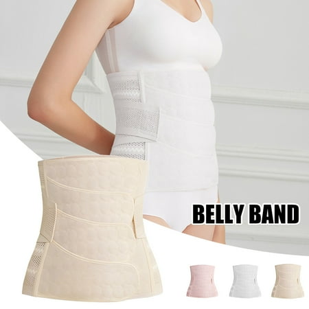 4pcs Belly Abdomen Pelvis Postpartum Belt Belly Bands Support Bands After Birth
