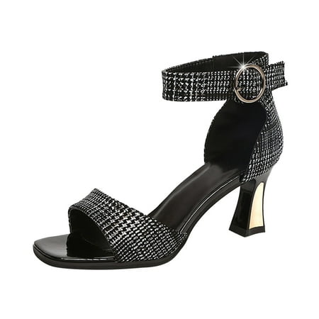 GNEIKDEING Women s Spring And Summer High-Heeled Sandals Peep Toe Thick-Heeled Roman Shoes Gift on Clearance
GNEIKDEING Women s Spring And Summer High-Heeled Sandals Peep Toe Thick-Heeled Roman Shoes Gift on Clearance