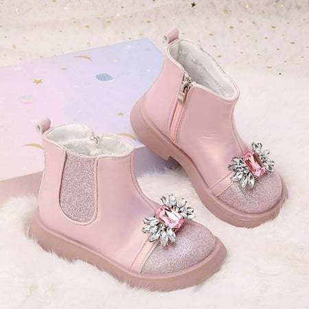 YOUSNH Children Boots Leather Boots Girls Winter Warm Mid Calf Boots Princess Bow Warm Girls Boots Pink 7
YOUSNH Children Boots Leather Boots Girls Winter Warm Mid Calf Boots Princess Bow Warm Girls Boots Pink 7