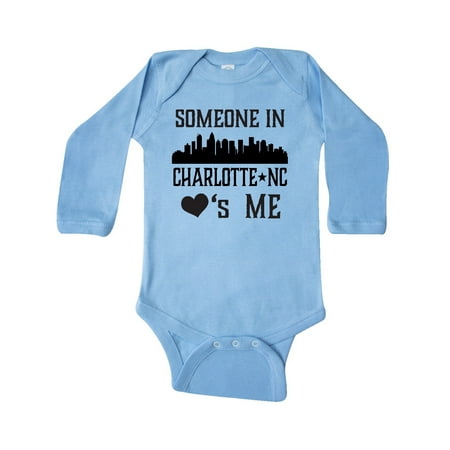 Inktastic Charlotte North Carolina Someone Loves Me Gift Baby Boy or Baby Girl Long Sleeve Bodysuit
Inktastic Charlotte North Carolina Someone Loves Me Gift Baby Boy or Baby Girl Long Sleeve Bodysuit