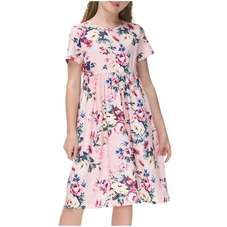 QISIWOLE Toddler Kids Baby Girls Fashion Cute Short Sleeve Flowers Pattern Princess Dress Discount
QISIWOLE Toddler Kids Baby Girls Fashion Cute Short Sleeve Flowers Pattern Princess Dress Discount