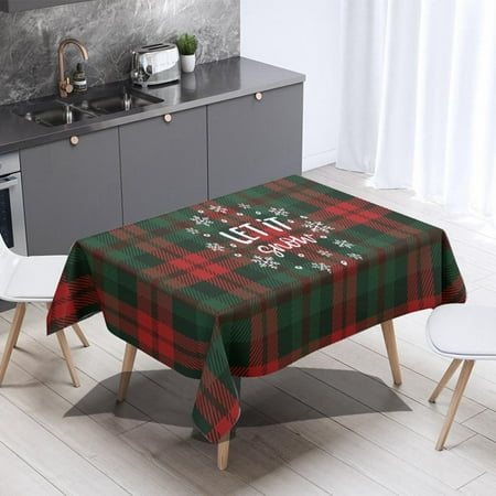 Autmor Christmas Tablecloth Rectangle Washable Table Cover for Kitchen Dining Picnic Party Indoor Outdoor Use Table Mats
Autmor Christmas Tablecloth Rectangle Washable Table Cover for Kitchen Dining Picnic Party Indoor Outdoor Use Table Mats