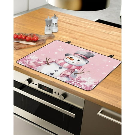 Pink Snowman Christmas Stove Top Covers for Electric Stove Heat Insulation Fireproof Glass Cooktop Cover Counter Top Glass Stove Cover for Prevent Scratches 24 x21 Xmas Pink Snowflake Winter
Pink Snowman Christmas Stove Top Covers for Electric Stove Heat Insulation Fireproof Glass Cooktop Cover Counter Top Glass Stove Cover for Prevent Scratches 24 x21 Xmas Pink Snowflake Winter