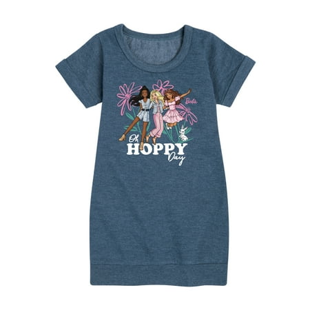 Barbie - Easter - Oh Hoppy Day - Toddler And Youth Girls Fleece Dress