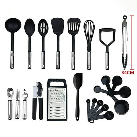 24pcs Silicone Kitchen Cooking Utensils Stainless Handle Kitchenware Set Baking Tools Cookware Kit with Storage Box
24pcs Silicone Kitchen Cooking Utensils Stainless Handle Kitchenware Set Baking Tools Cookware Kit with Storage Box