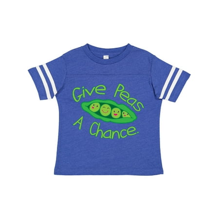 Inktastic Give Peas a Chance. Gift Toddler Boy or Toddler Girl T-Shirt